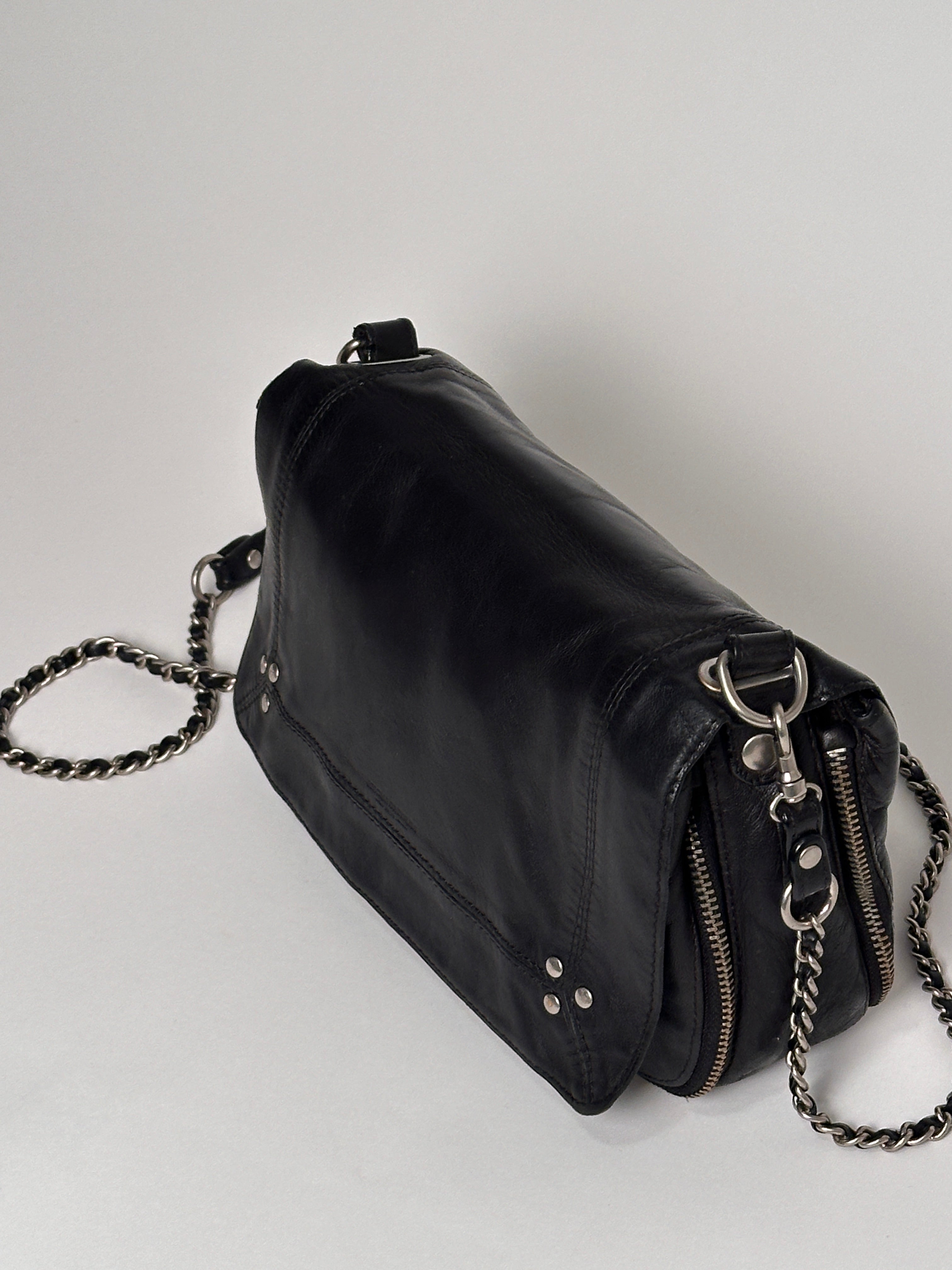 Jerome Dreyfuss Bobi Medium Black Leather