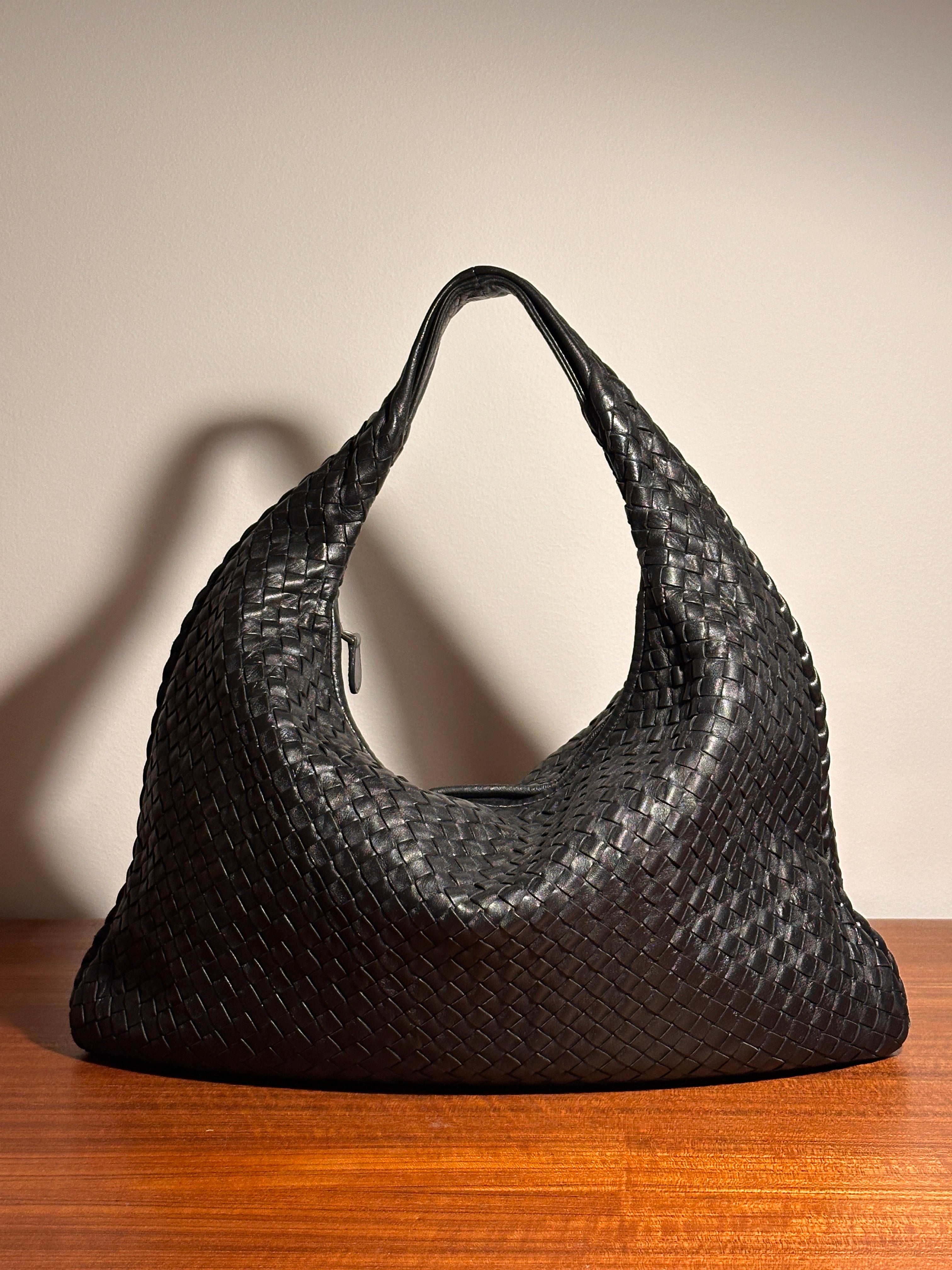Bottega Veneta Large Black Veneta Bag