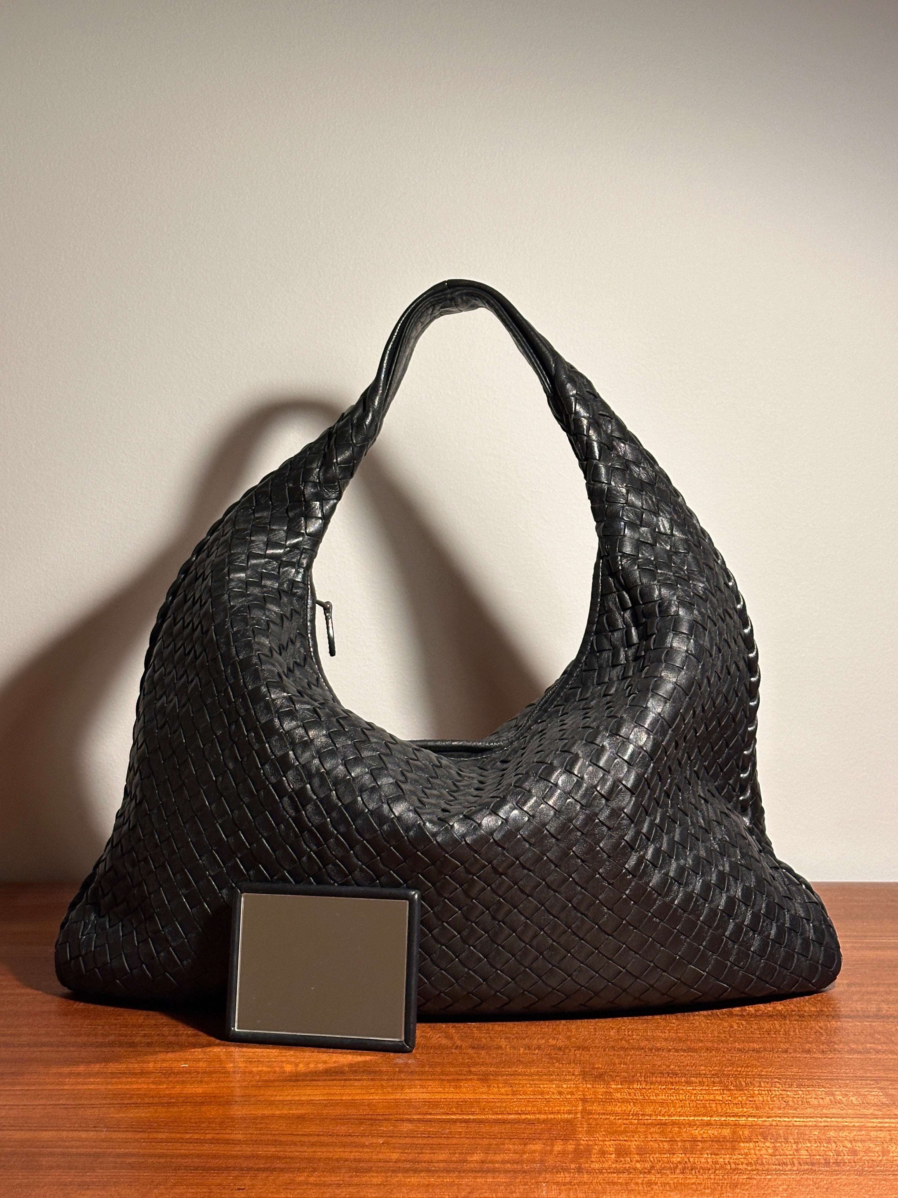 Bottega Veneta Large Black Veneta Bag