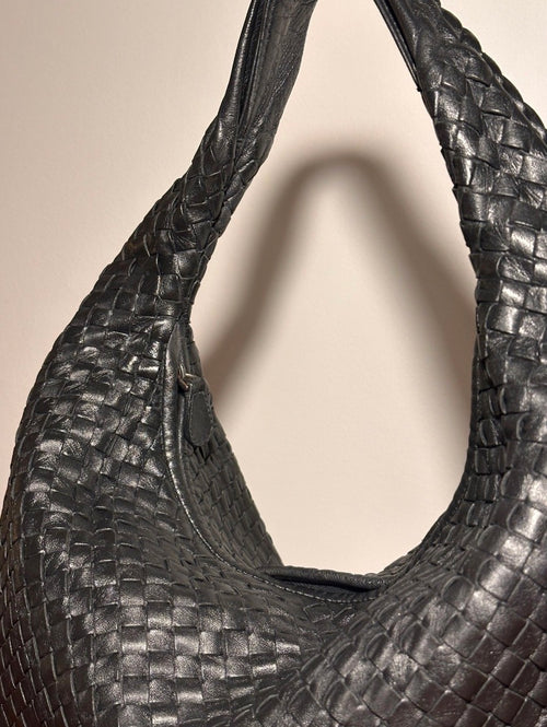 Bottega Veneta Large Black Veneta Bag