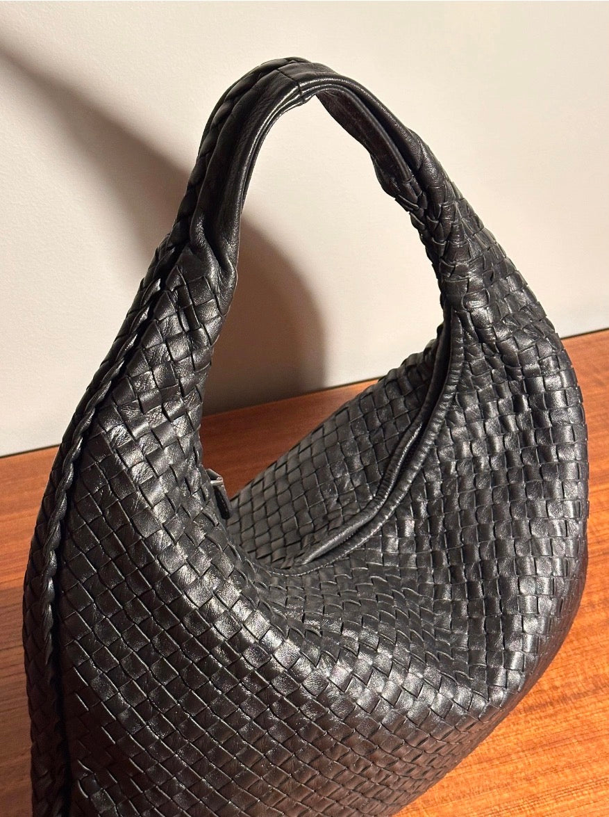Bottega Veneta Large Black Veneta Bag