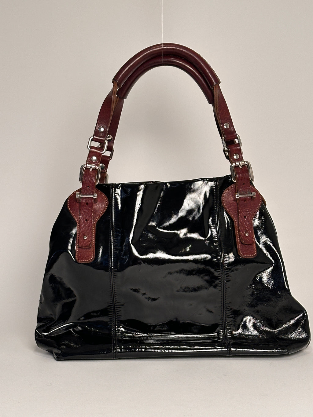 Pauric Sweeney Black Leather Handbag