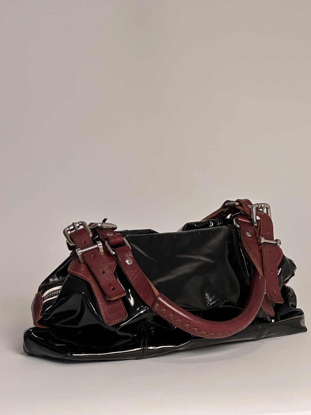 Pauric Sweeney Black Leather Handbag