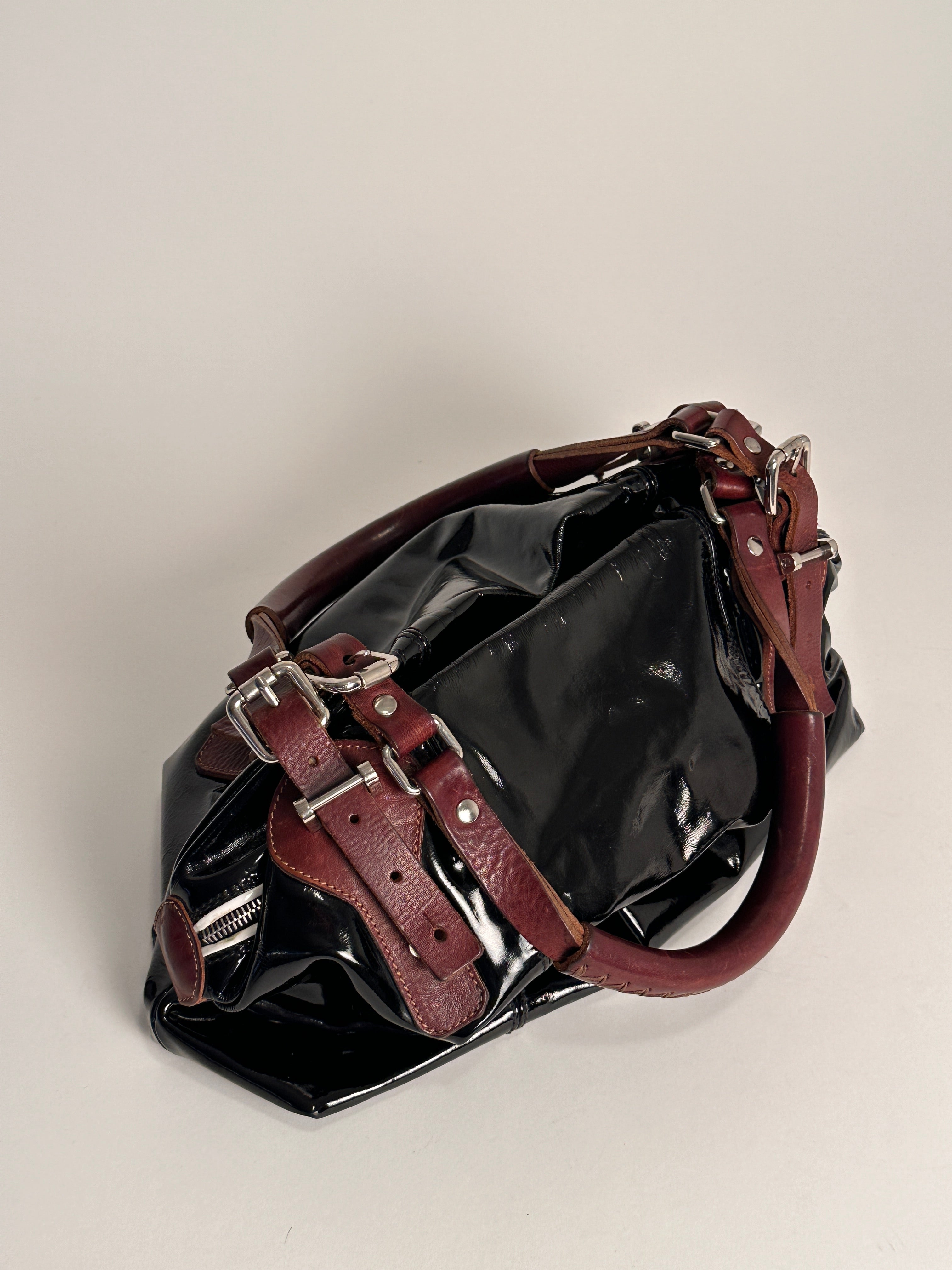 Pauric Sweeney Black Leather Handbag