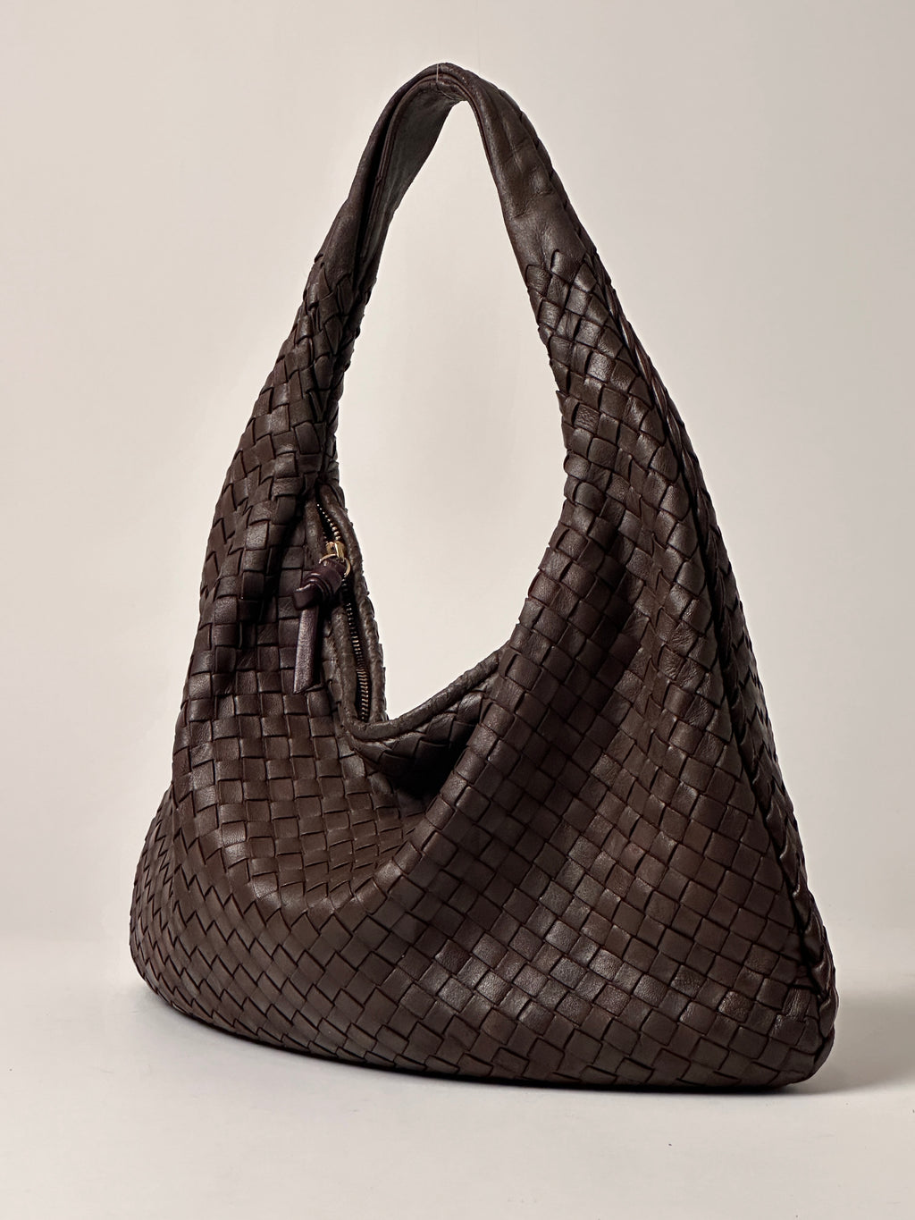 Bottega Veneta Vintage Brown Medium Veneta Bag