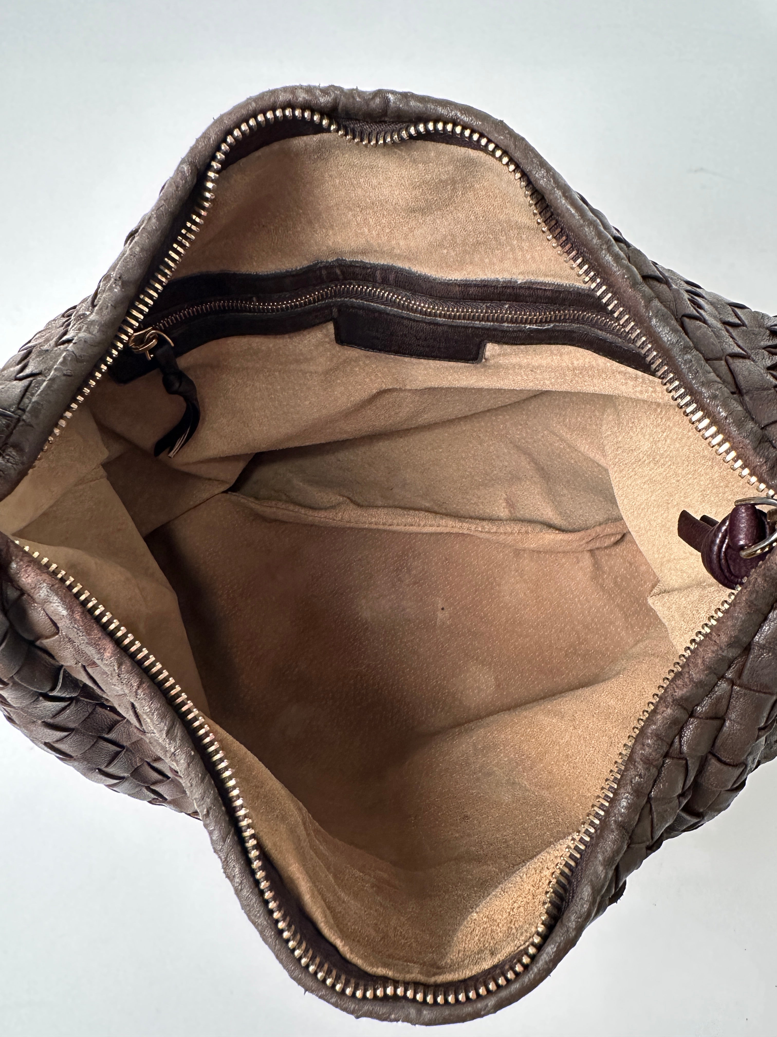 Bottega Veneta Vintage Brown Medium Veneta Bag