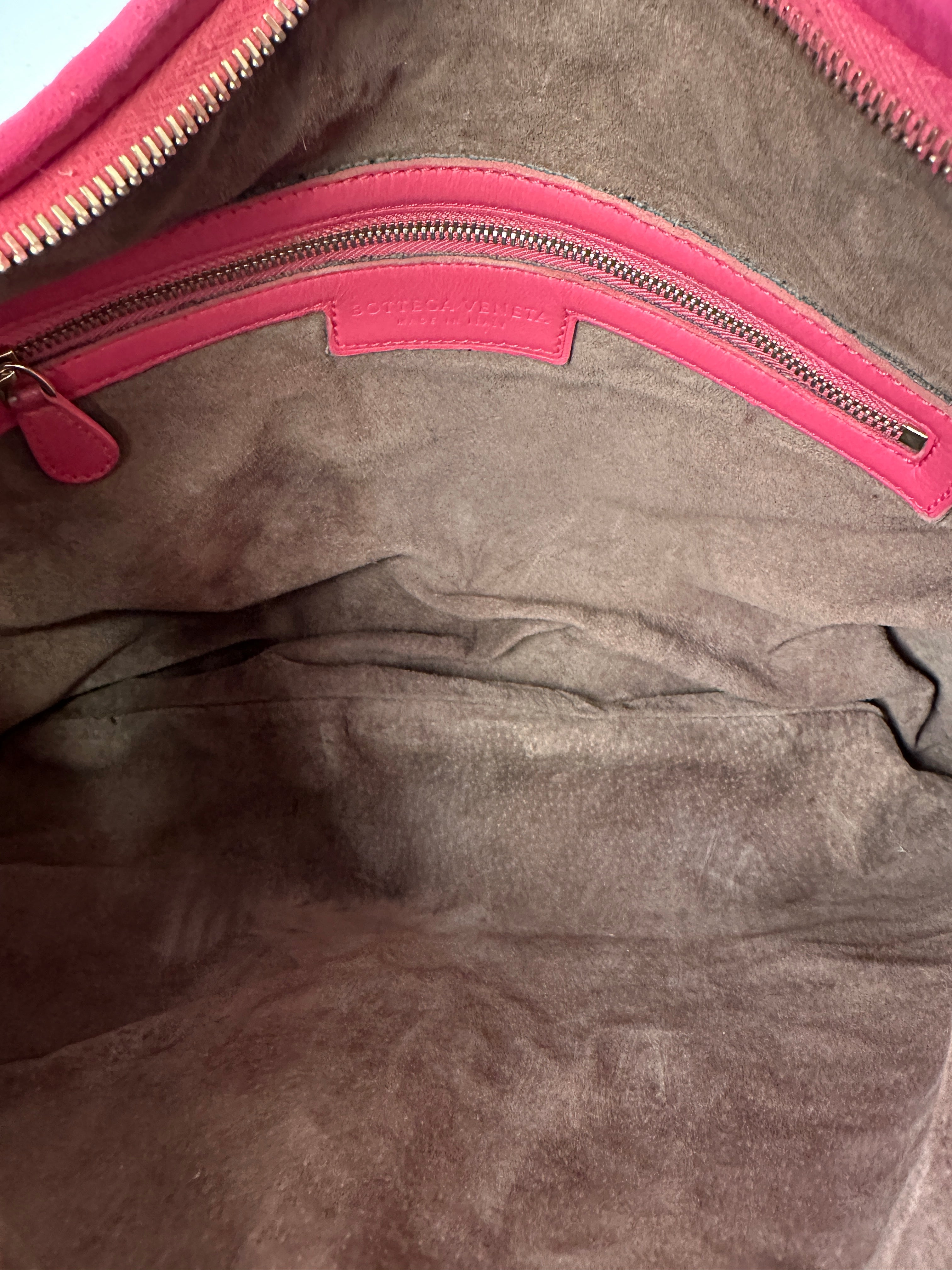 Bottega Veneta Pink Medium Veneta