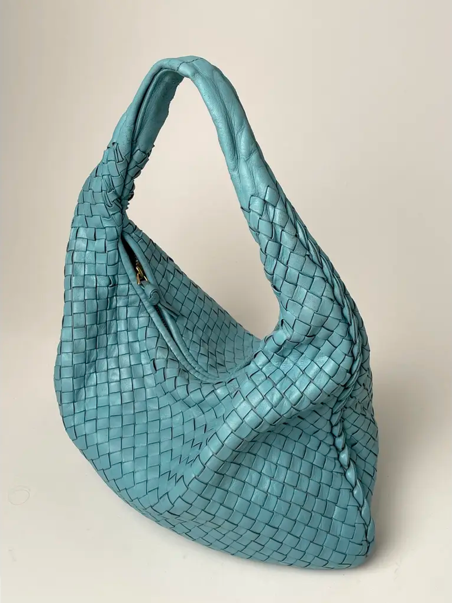 Bottega Veneta Blue Medium Veneta
