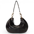 Gucci Half Moon Hobo Bag Black Leather 2003 by Tom Ford